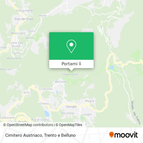 Mappa Cimitero Austriaco