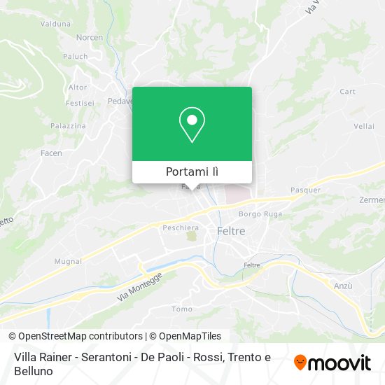 Mappa Villa Rainer - Serantoni - De Paoli - Rossi