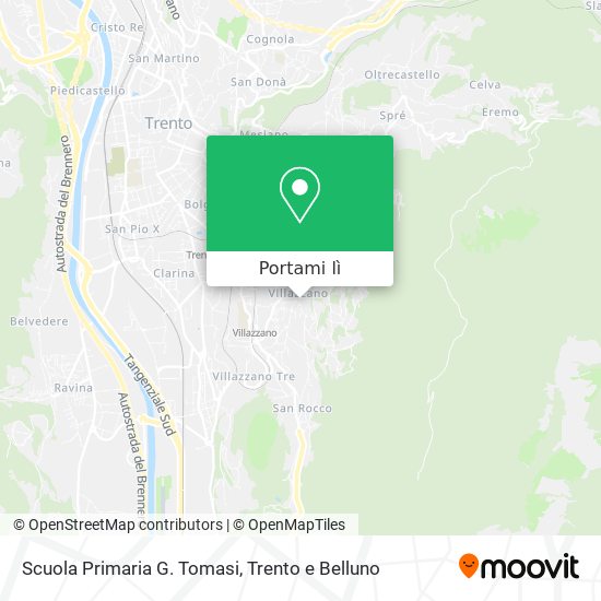 Mappa Scuola Primaria G. Tomasi