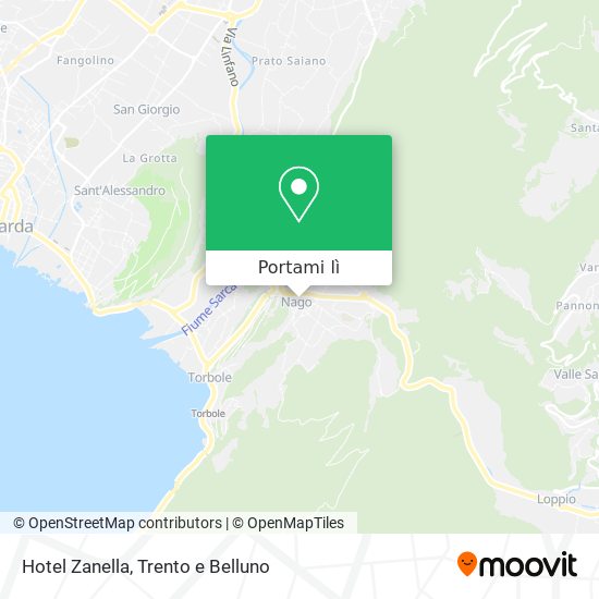Mappa Hotel Zanella