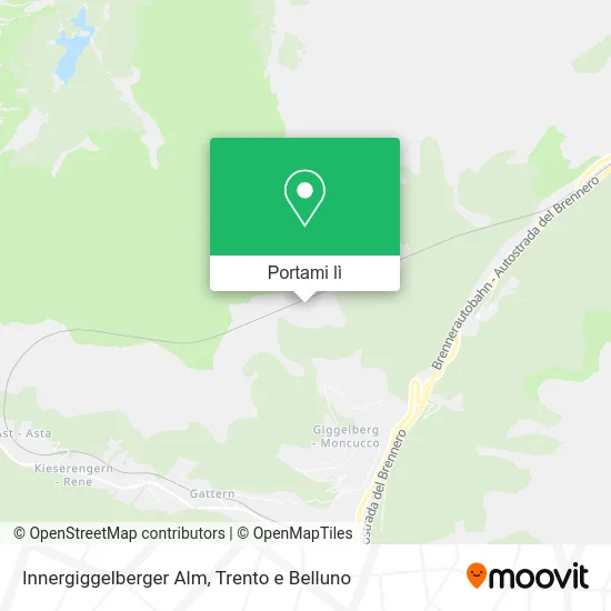 Mappa Innergiggelberger Alm