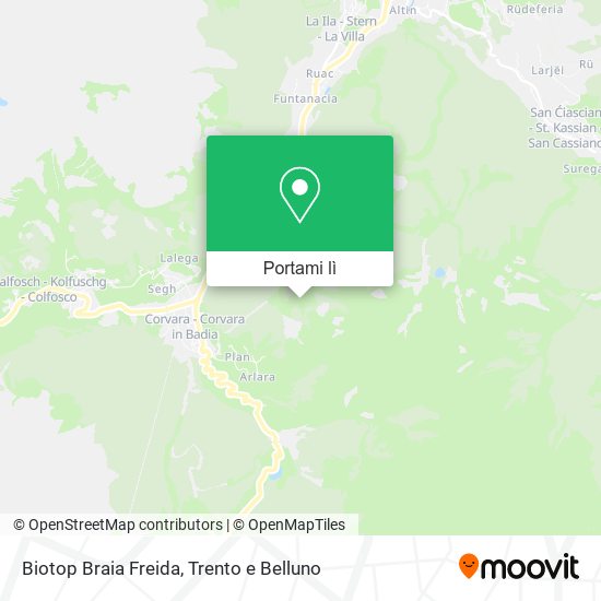 Mappa Biotop Braia Freida