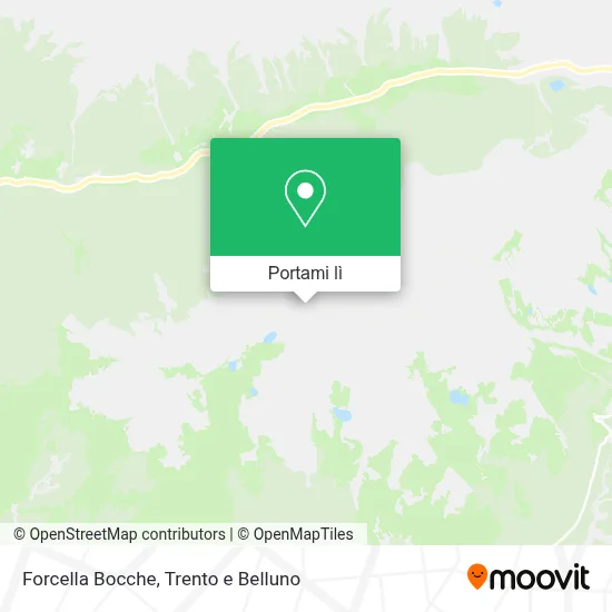 Mappa Forcella Bocche