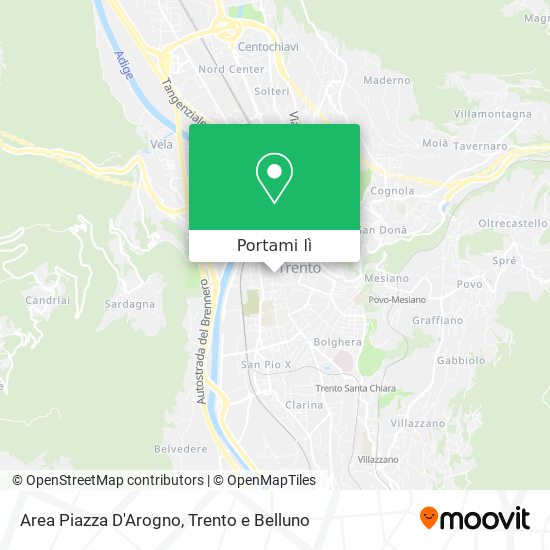 Mappa Area Piazza D'Arogno