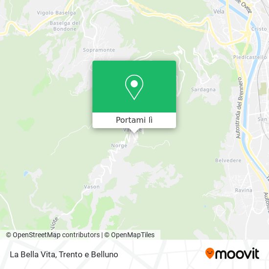 Mappa La Bella Vita