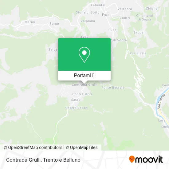 Mappa Contrada Grulli