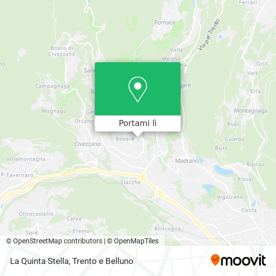 Mappa La Quinta Stella
