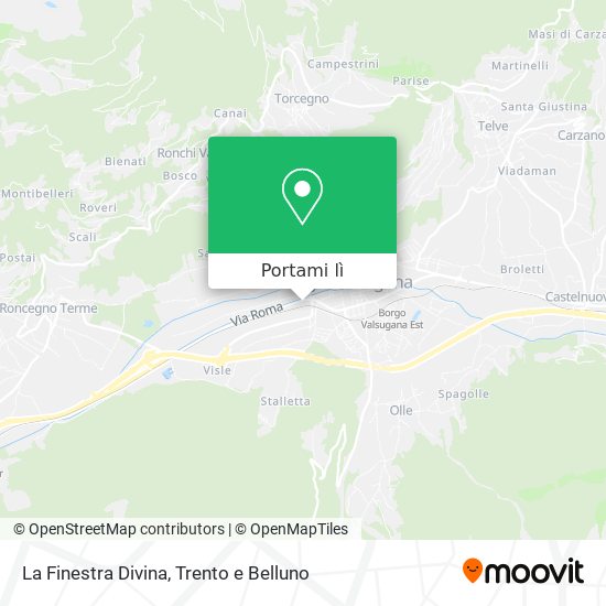 Mappa La Finestra Divina