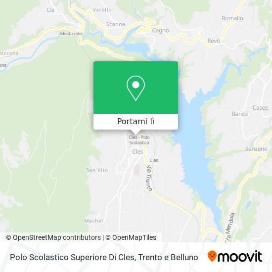Mappa Polo Scolastico Superiore Di Cles