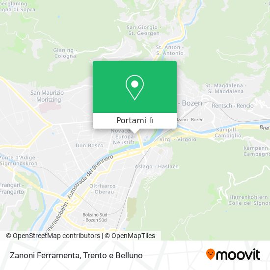 Mappa Zanoni Ferramenta