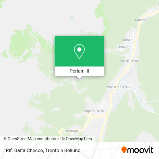 Mappa Rif. Baita Checco