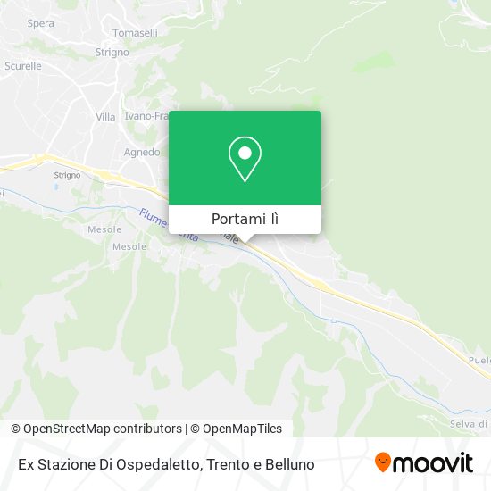 Mappa Ex Stazione Di Ospedaletto
