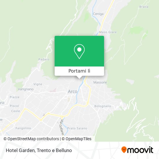 Mappa Hotel Garden