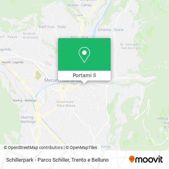 Mappa Schillerpark - Parco Schiller