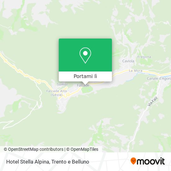 Mappa Hotel Stella Alpina