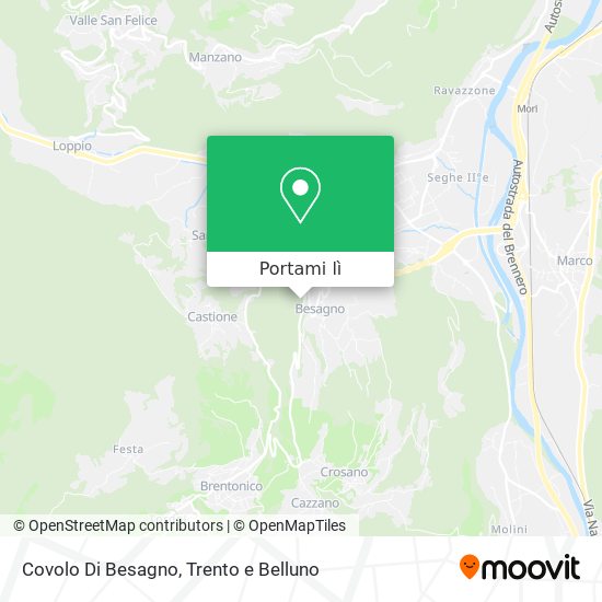 Mappa Covolo Di Besagno