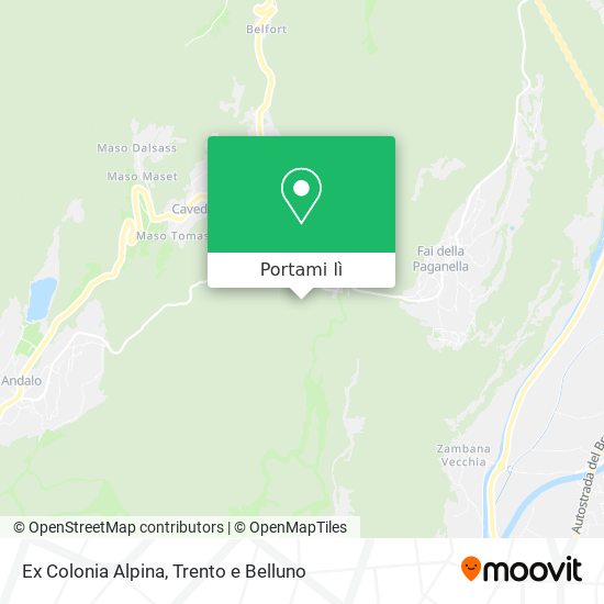 Mappa Ex Colonia Alpina