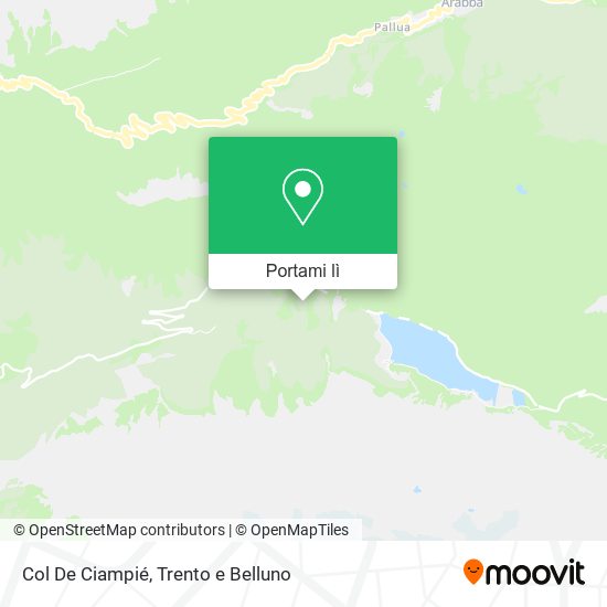 Mappa Col De Ciampié