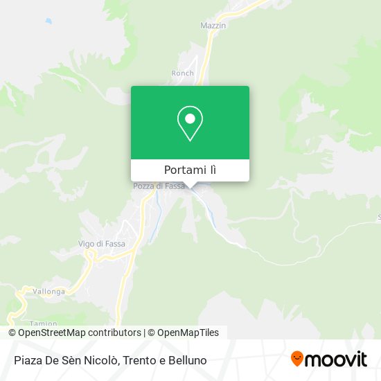 Mappa Piaza De Sèn Nicolò
