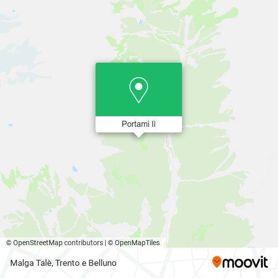 Mappa Malga Talè