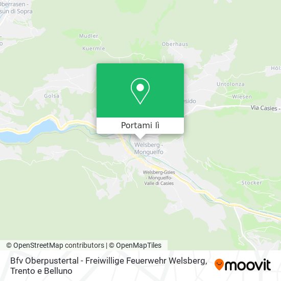 Mappa Bfv Oberpustertal - Freiwillige Feuerwehr Welsberg