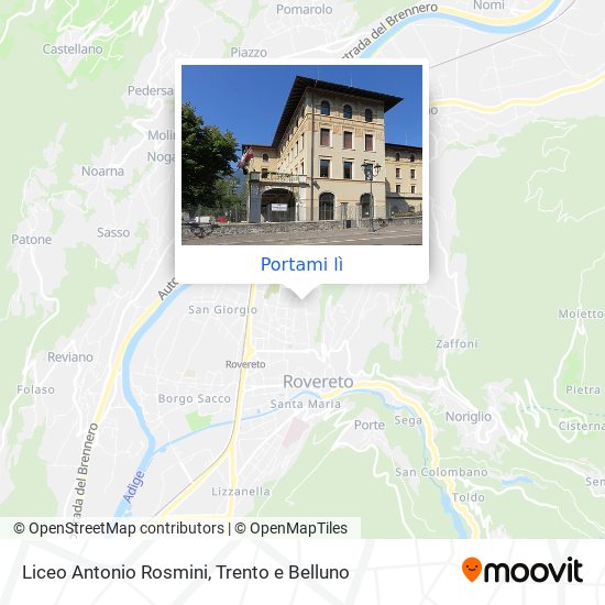 Mappa Liceo Antonio Rosmini