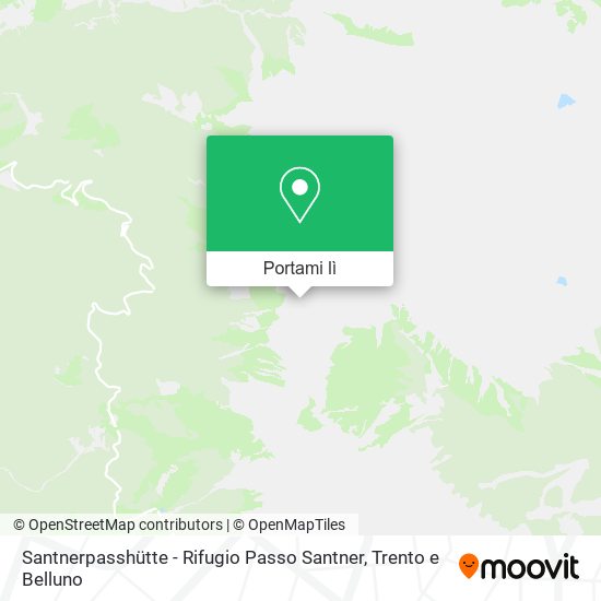 Mappa Santnerpasshütte - Rifugio Passo Santner