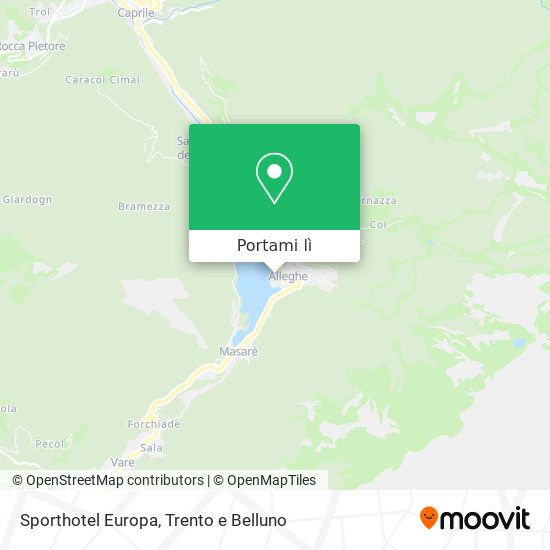 Mappa Sporthotel Europa