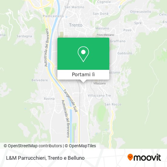 Mappa L&M Parrucchieri