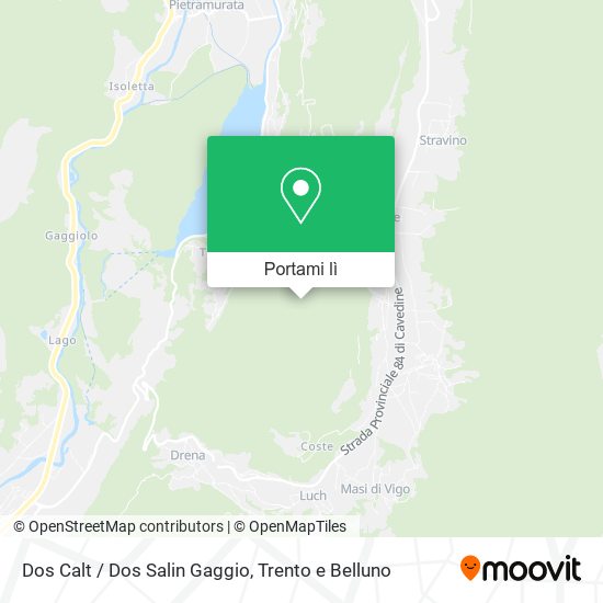 Mappa Dos Calt / Dos Salin Gaggio