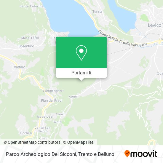 Mappa Parco Archeologico Dei Sicconi