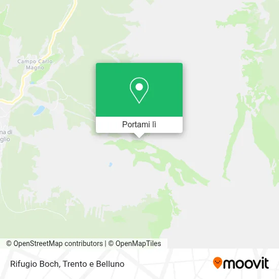 Mappa Rifugio Boch