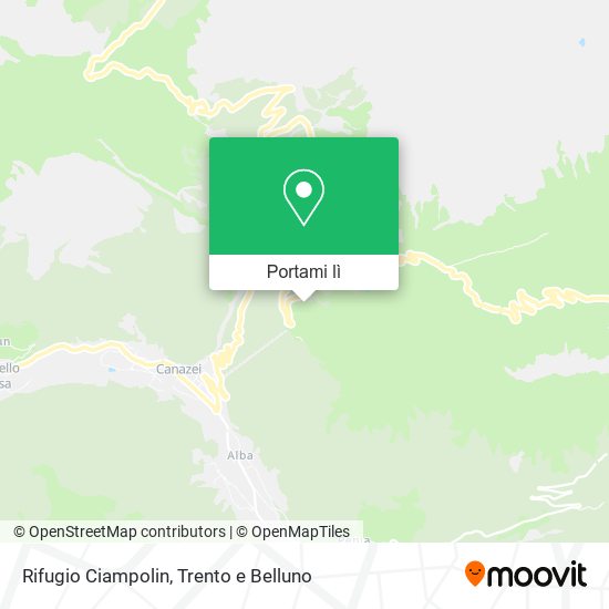 Mappa Rifugio Ciampolin