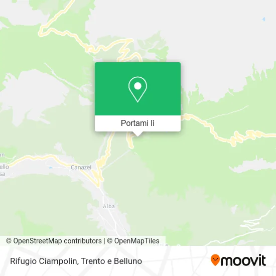 Mappa Rifugio Ciampolin