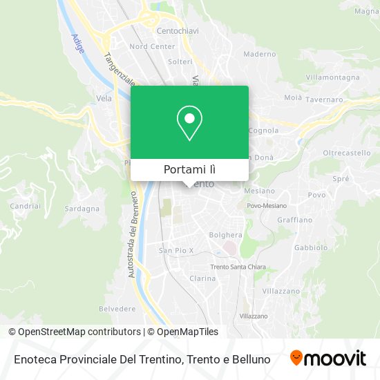 Mappa Enoteca Provinciale Del Trentino