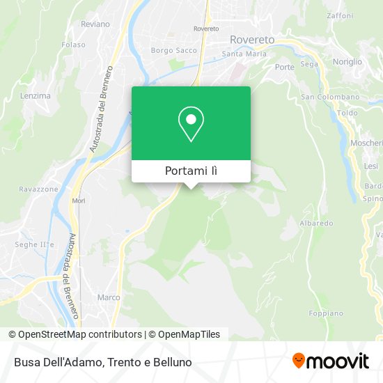 Mappa Busa Dell'Adamo