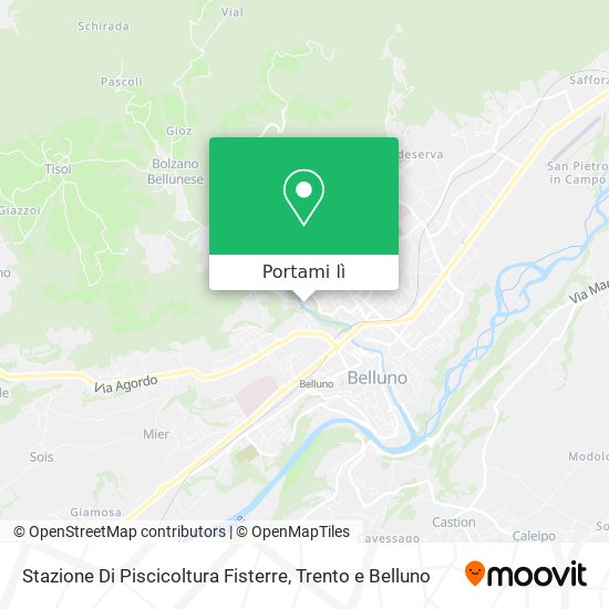Mappa Stazione Di Piscicoltura Fisterre