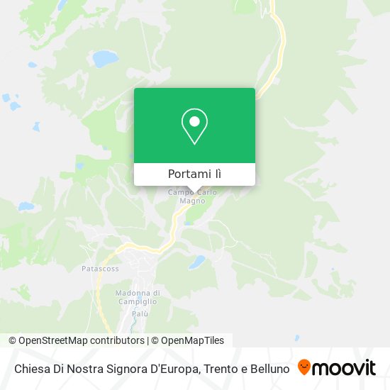 Mappa Chiesa Di Nostra Signora D'Europa