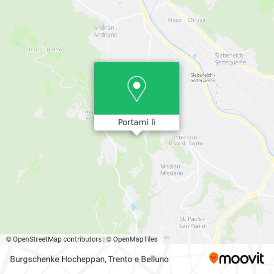 Mappa Burgschenke Hocheppan
