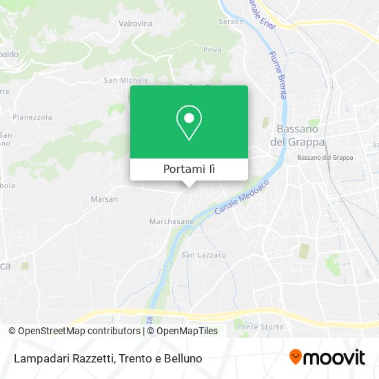 Mappa Lampadari Razzetti