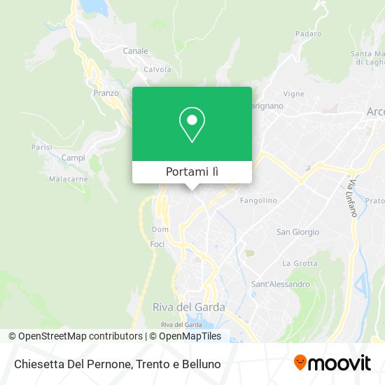 Mappa Chiesetta Del Pernone