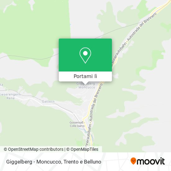 Mappa Giggelberg - Moncucco