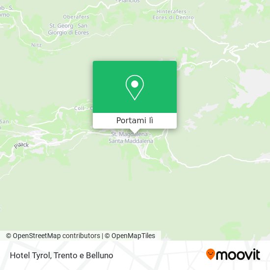 Mappa Hotel Tyrol