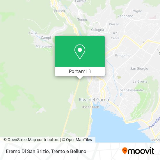 Mappa Eremo Di San Brizio