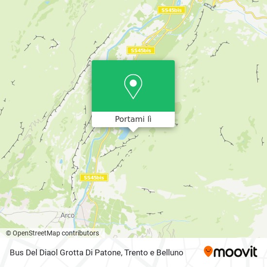 Mappa Bus Del Diaol Grotta Di Patone