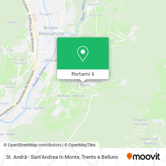 Mappa St. Andrä - Sant'Andrea In Monte