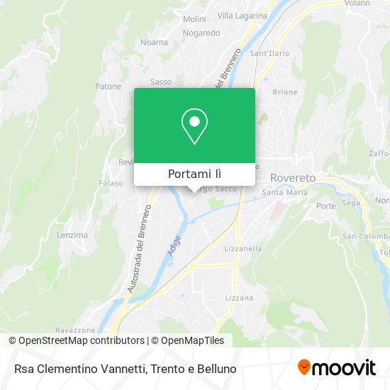 Mappa Rsa Clementino Vannetti