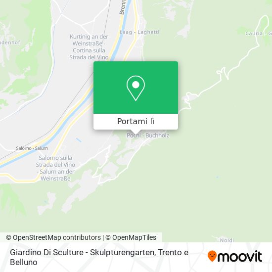 Mappa Giardino Di Sculture - Skulpturengarten