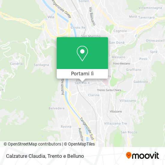 Mappa Calzature Claudia