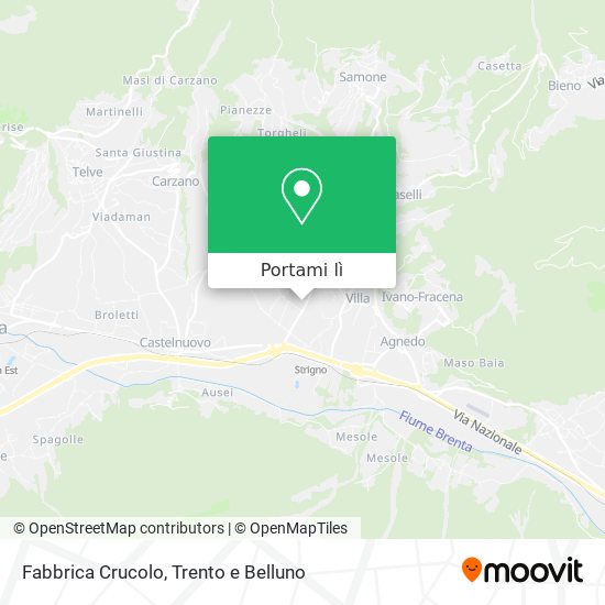 Mappa Fabbrica Crucolo